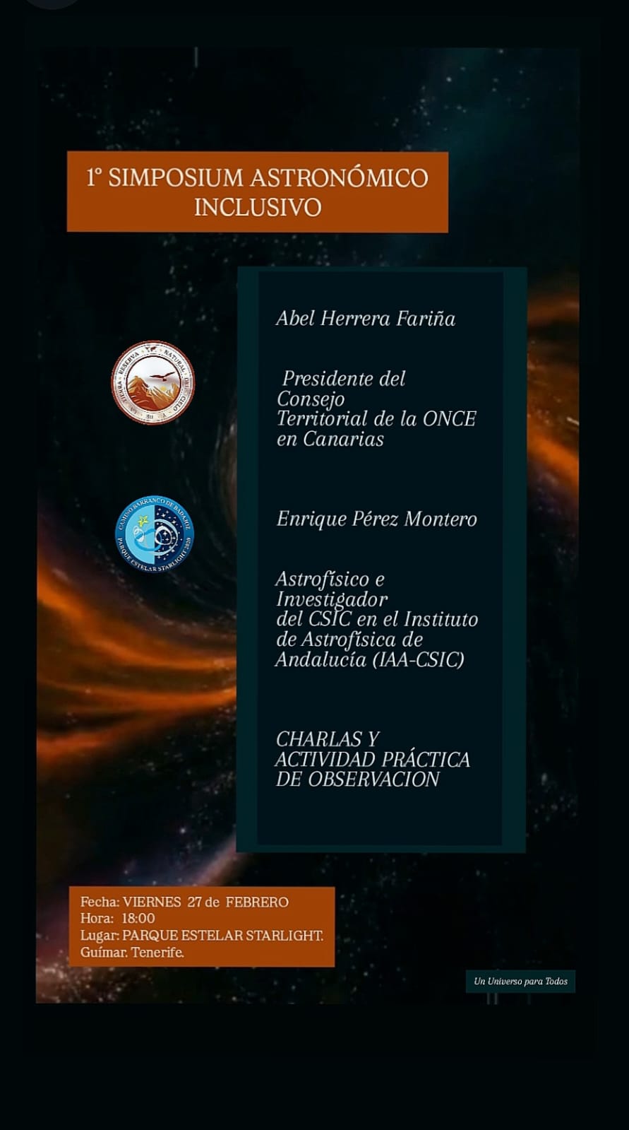 1er Simposium Astronómico Inclusivo
