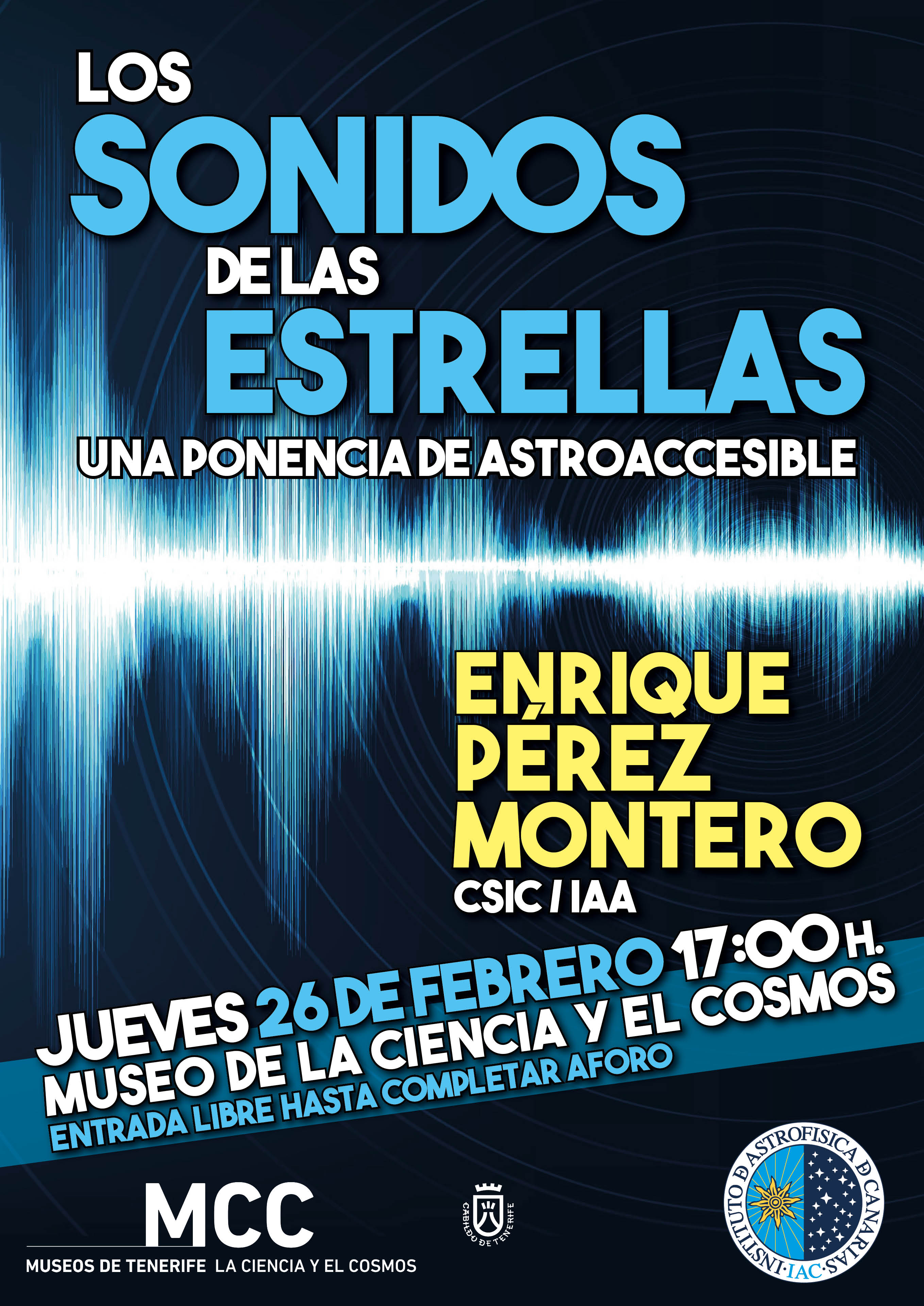 El MCC acerca la ciencia accesible con la ponencia ‘Los sonidos de las estrellas’